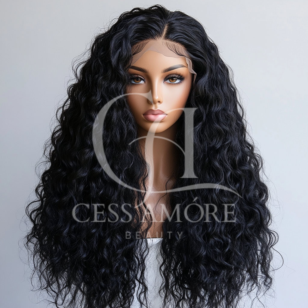 Deep Curly Lace Frontal Wigs - 13x4" 13X6"