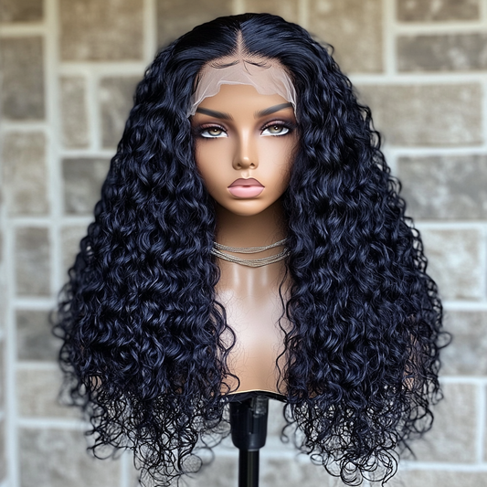 Deep Curly Lace Frontal Wig - HD 13x4" 13x6"